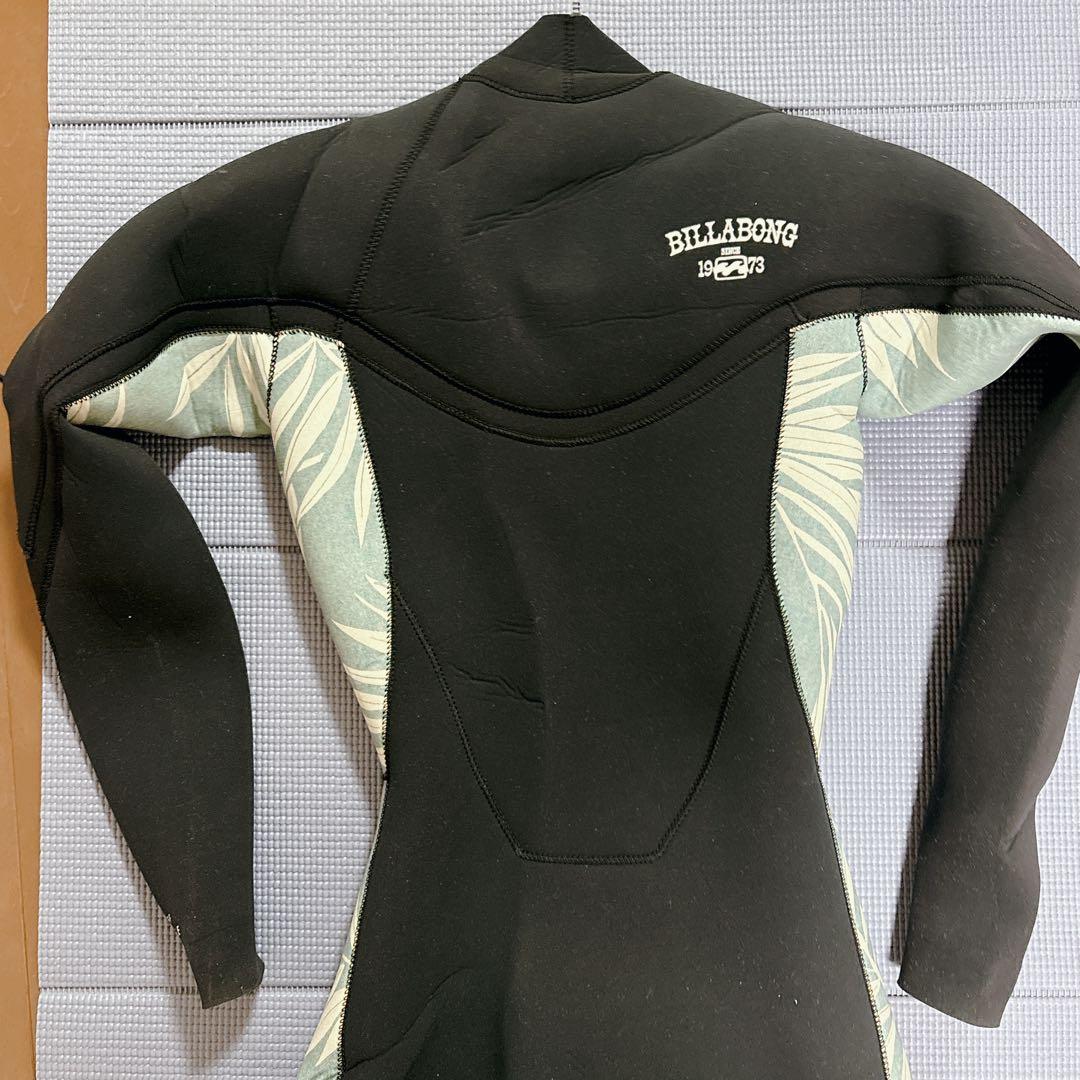 日本製 ビラボン SURF CAPSULE 3mm フルスーツ ボタニカル柄 M