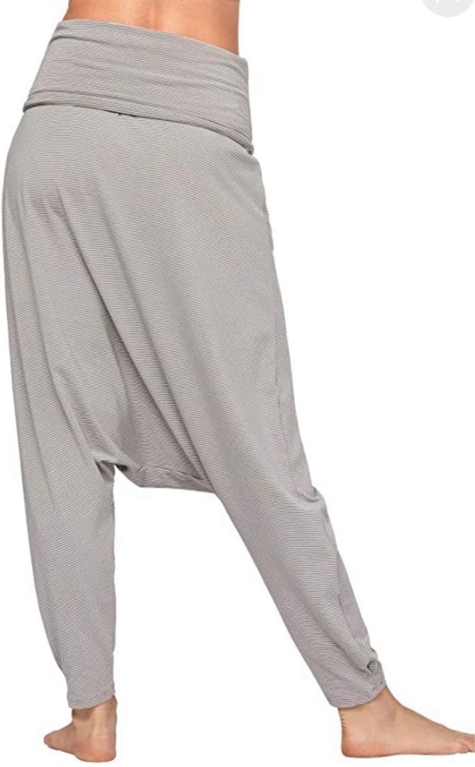 超希少！manduka オールインワン　黒サルエルパンツ