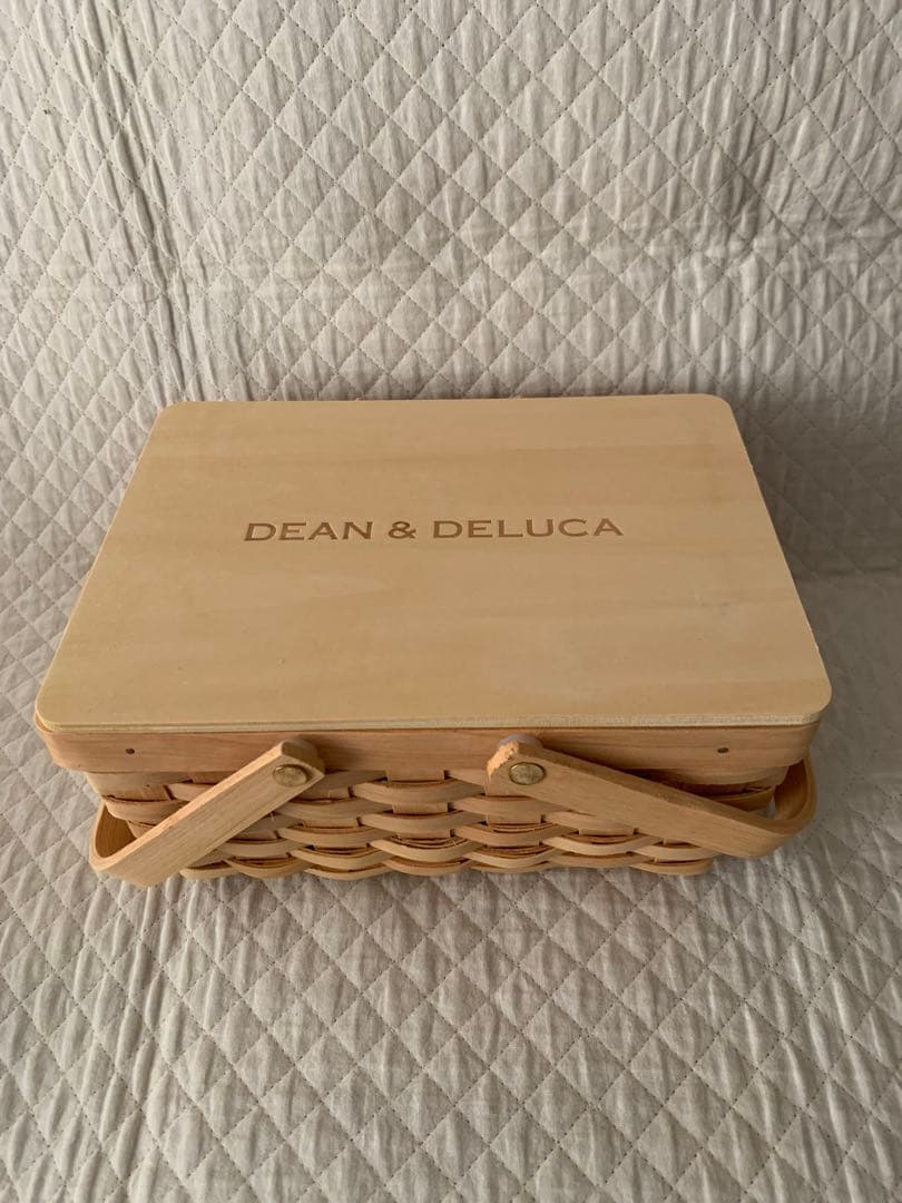 ディーンアンドデルーカDEAN & DELUCA 木製蓋つきバスケットS 2個