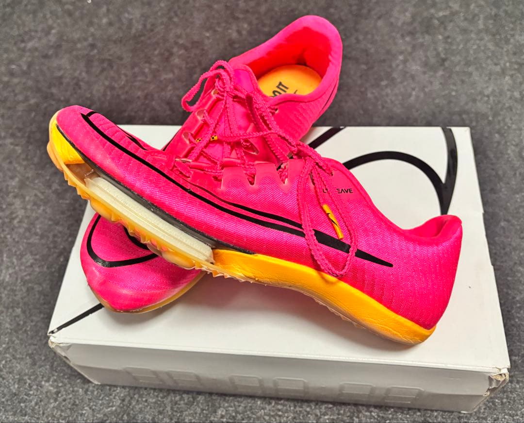 Nike エアズーム マックスフライ【25.5cm】極美品 maxfly ピンク