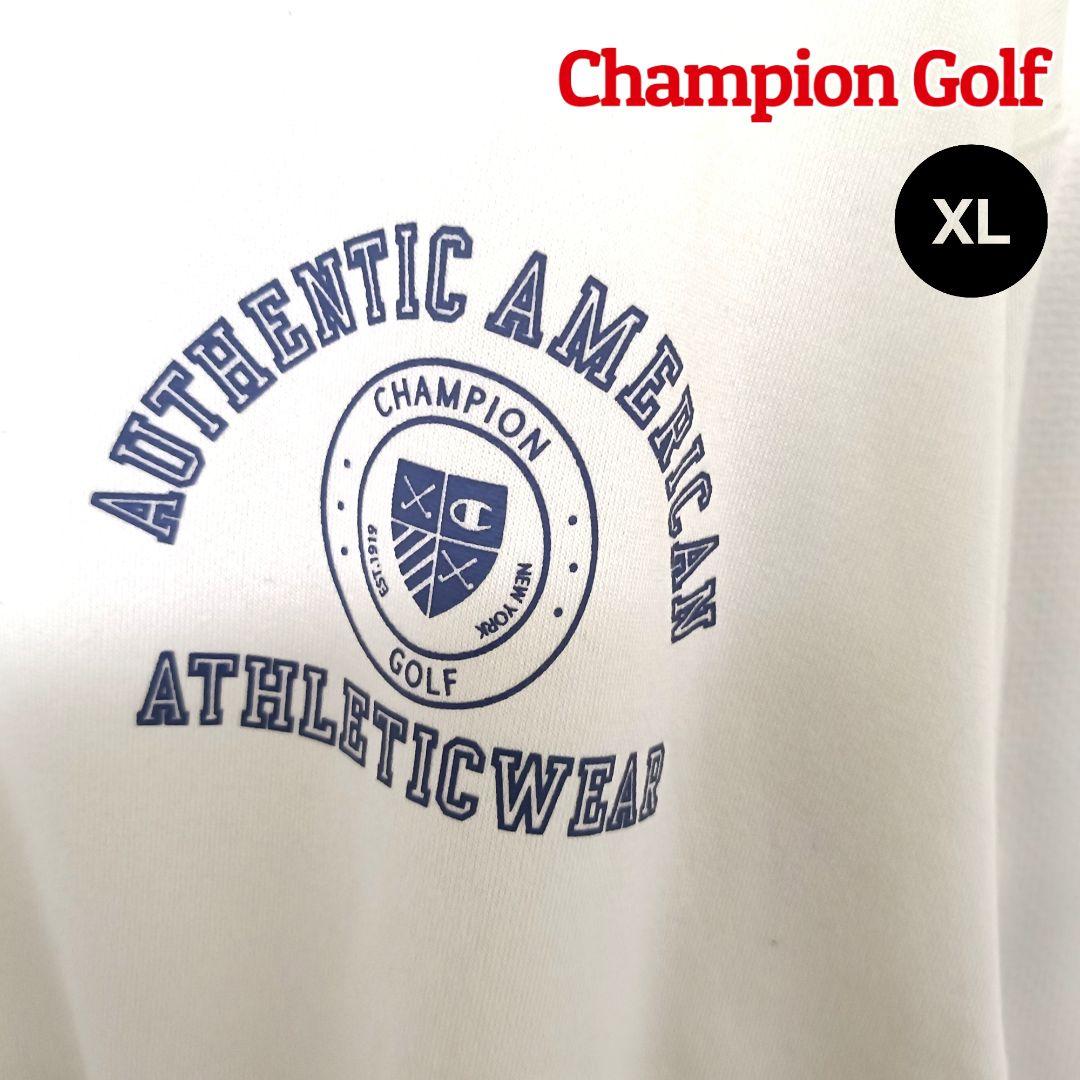 【春のスウェット】チャンピオンゴルフ ハーフジップスウェット XL メンズゴルフ