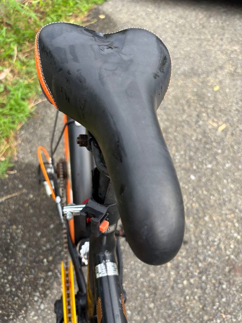 折りたたみ自転車 SIAFEI 20\" ブラック/オレンジ