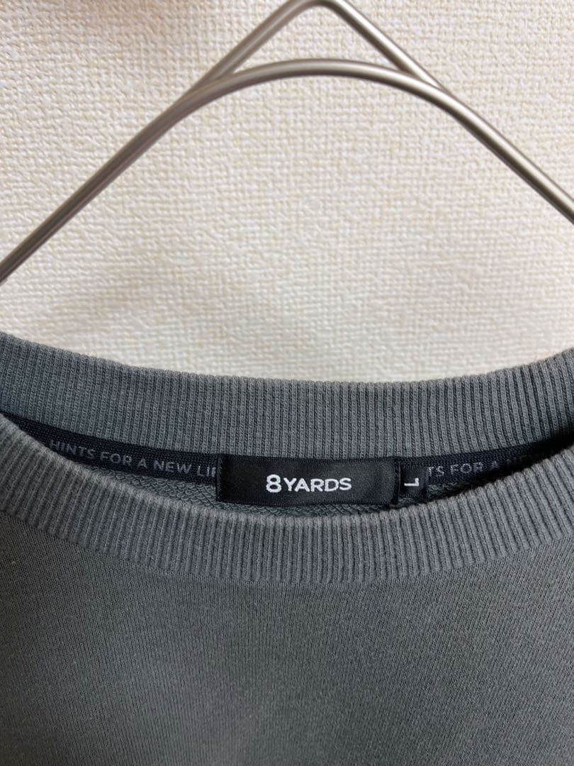 【Lサイズ】8YARDS スウェット 刺繍 トレーナー ジップ ハチ ゴルフ