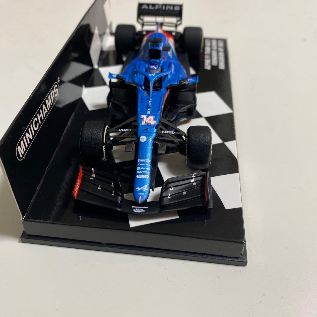 ミニチャンプス　アルピーヌA521 フェルナンド・アロンソ　1/43 ハンガリー