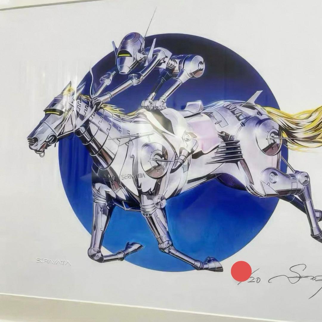 版画 Hajime Sorayama ROBOT RIDER 2019