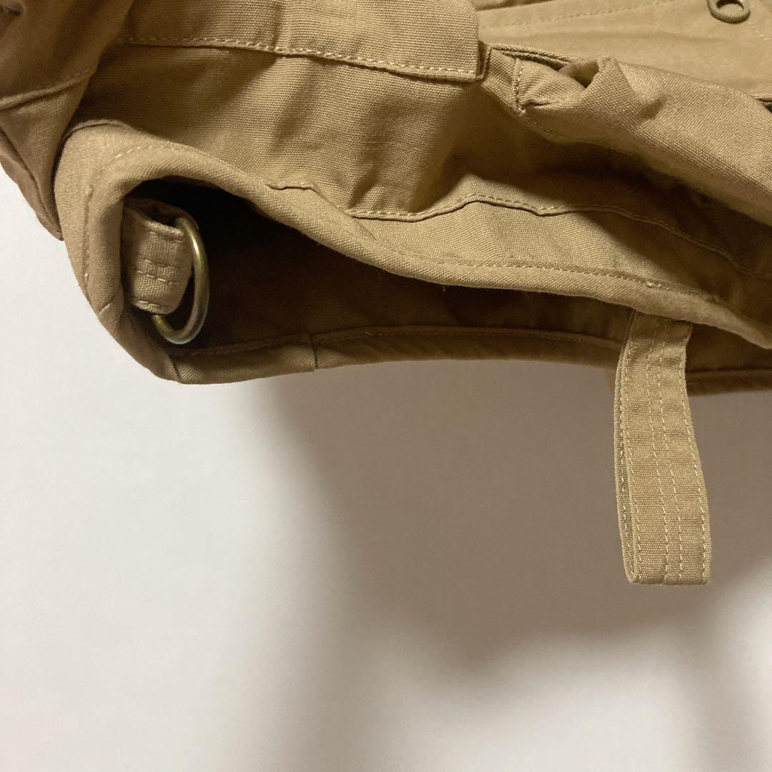 90s LLBEAN フィッシングベスト Mサイズ ベージュ 多ポケット