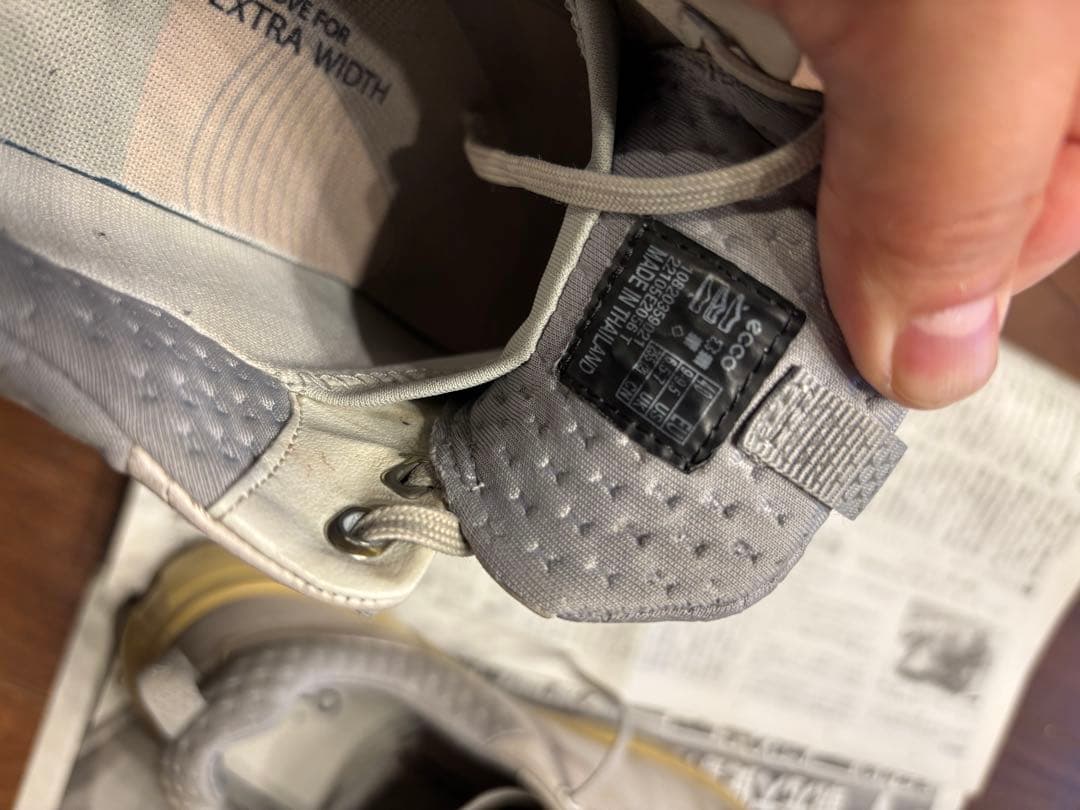 ECCO エコー ゴルフシューズ✕グレー BIOM H4 スパイクレス 40