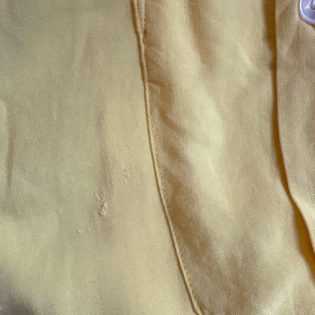 Hilton ボーリングシャツ　イエロー　Mサイズ　70s