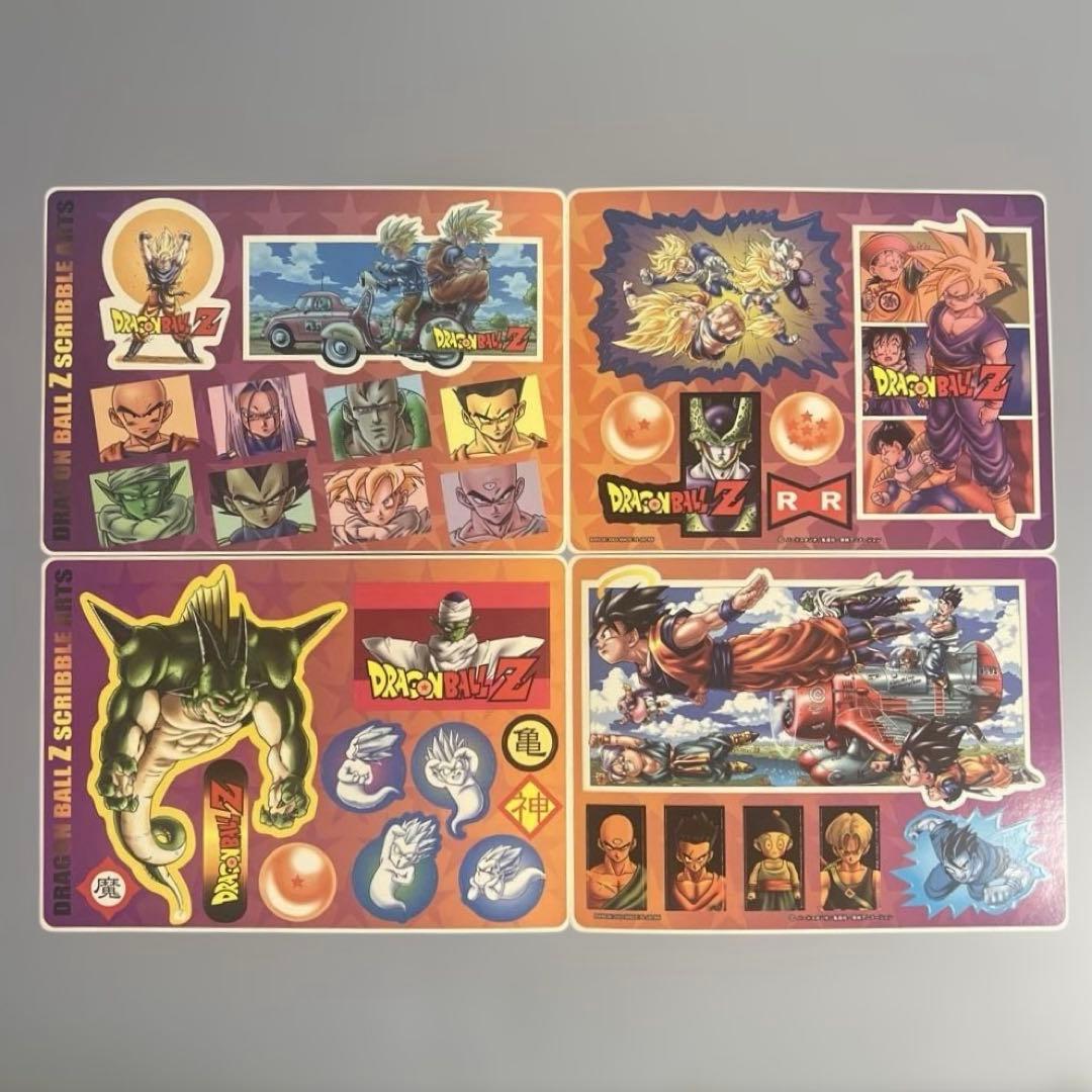 ドラゴンボールZ SCRIBBLE ARTS　ジャンボカードダスW DX6枚