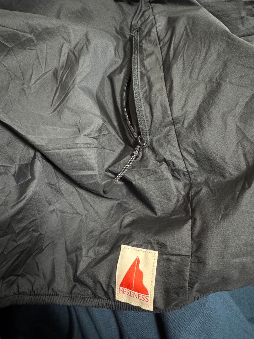 ウォーキング・ランニングウェア HERENESS 13D PACKABLE HOODY BLACK XL