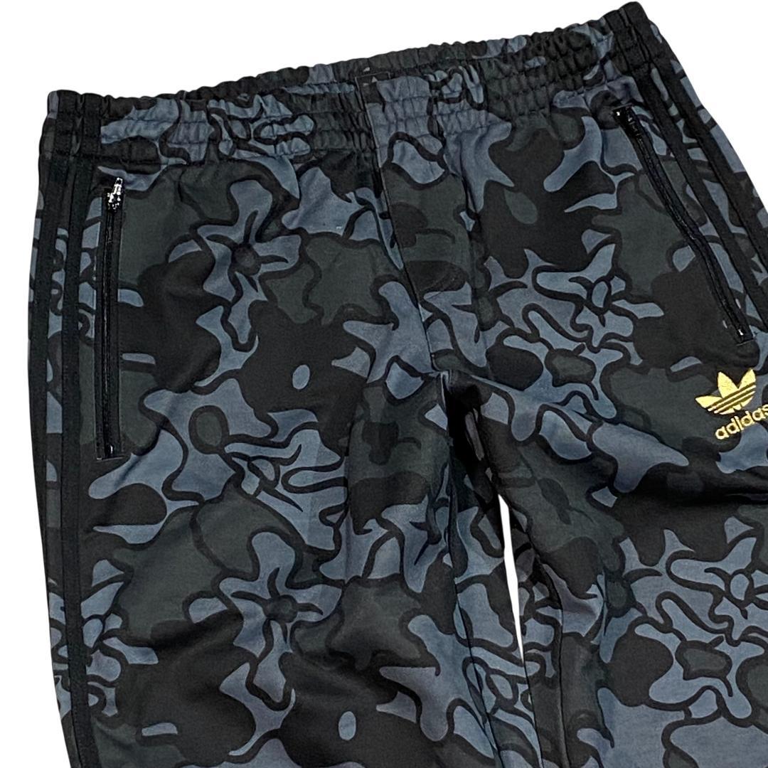ADIDAS アディダス オリジナルス サイドライン パンツ L 迷彩 グレー系