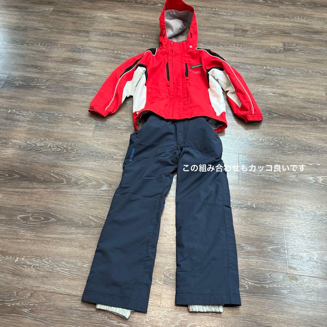 DESCENTE デサント　セットアップ　上下　スキーウェア　160 3点セット