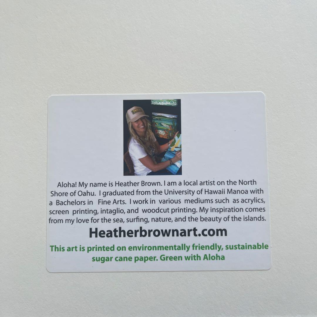 Heather Brown ヘザーブラウン　Hawaiiアート絵画