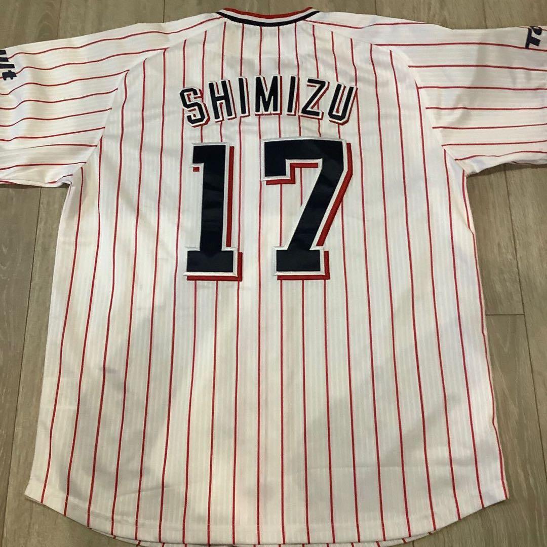 東京ヤクルトスワローズ　清水昇　ユニフォーム　優勝ワッペン付き　Mサイズ