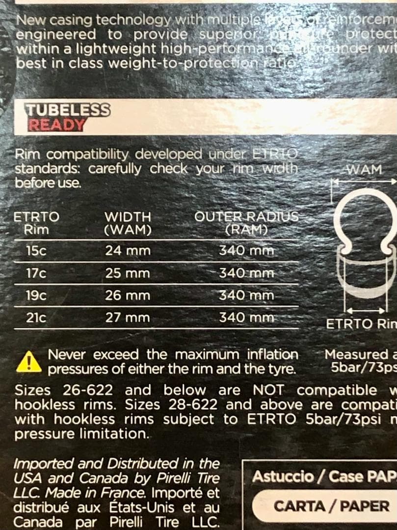 PIRELLI P ZERO Race TLR 黄 700x26C 2本セット