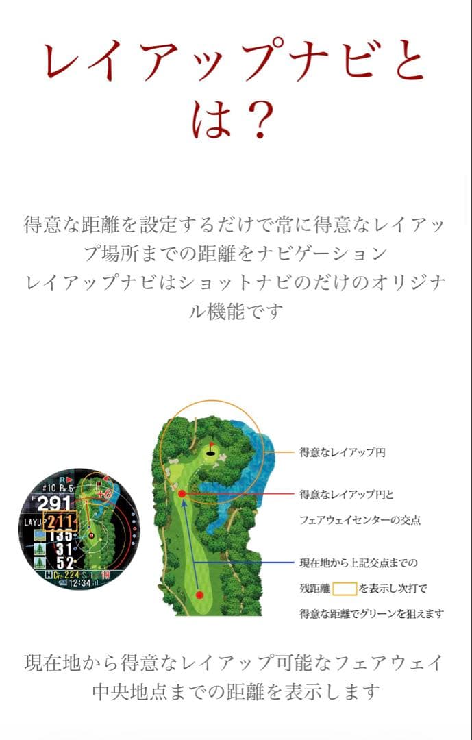 Shot Navi Evolve PRO ゴルフ GPSウォッチ 距離計