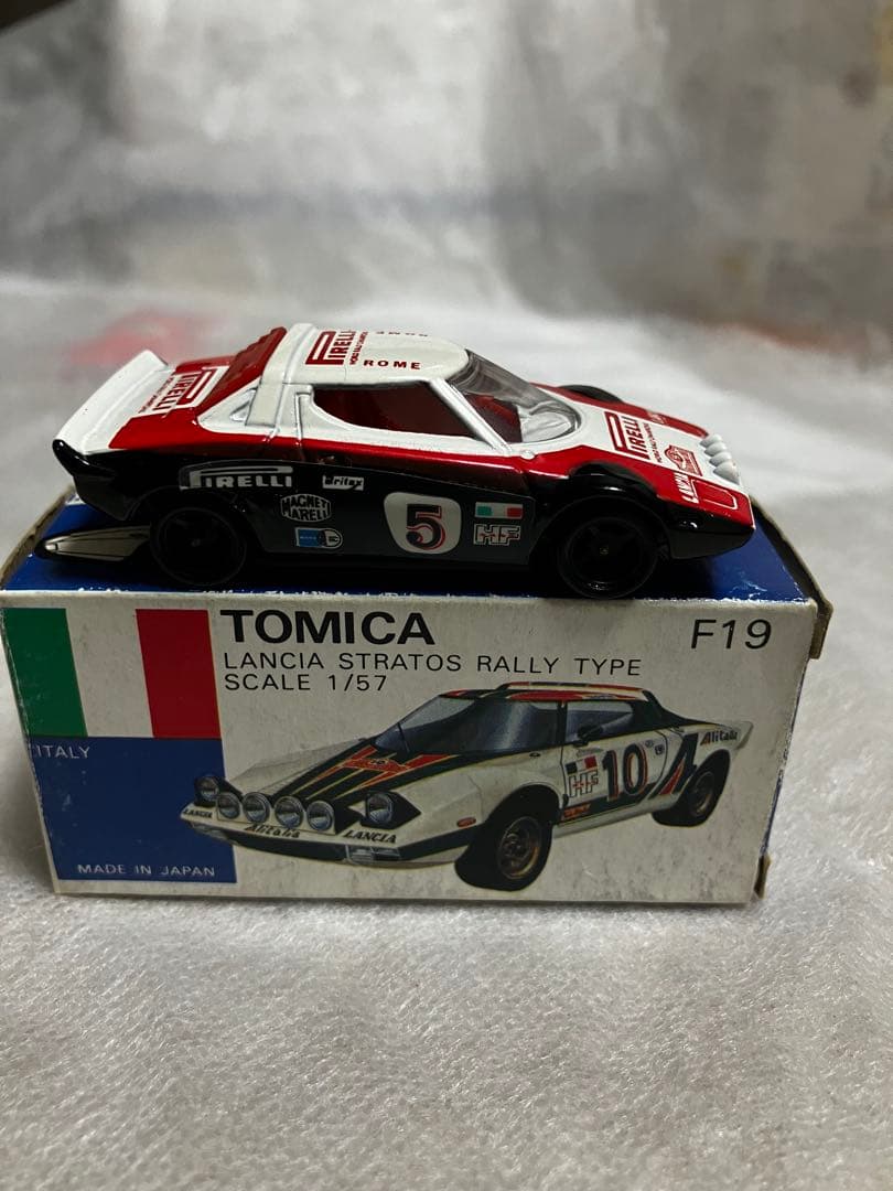 トミカ ランチア ストラトス ラリータイプ 1/57 青箱F19