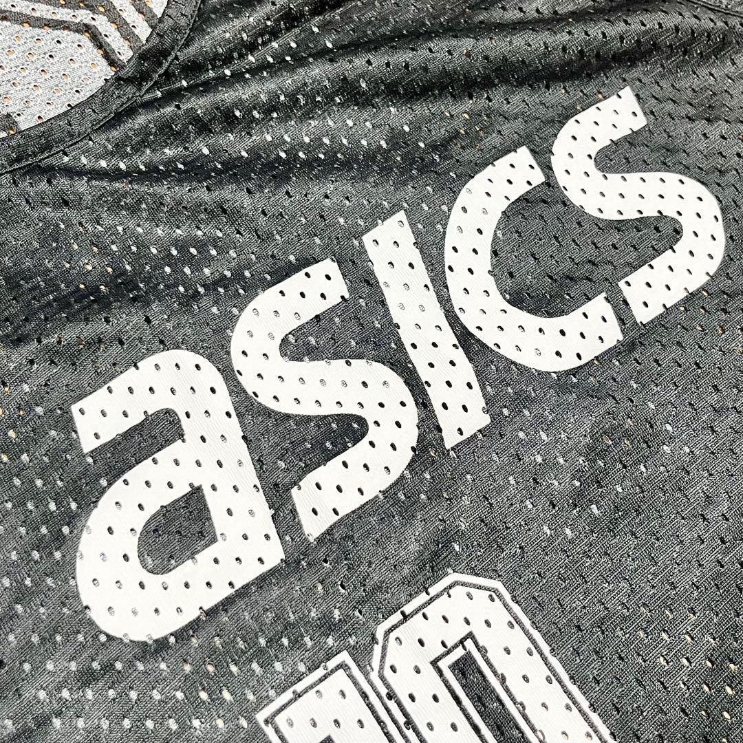 asics ビブス　9枚セット　フリーサイズ　黒　収納袋付き