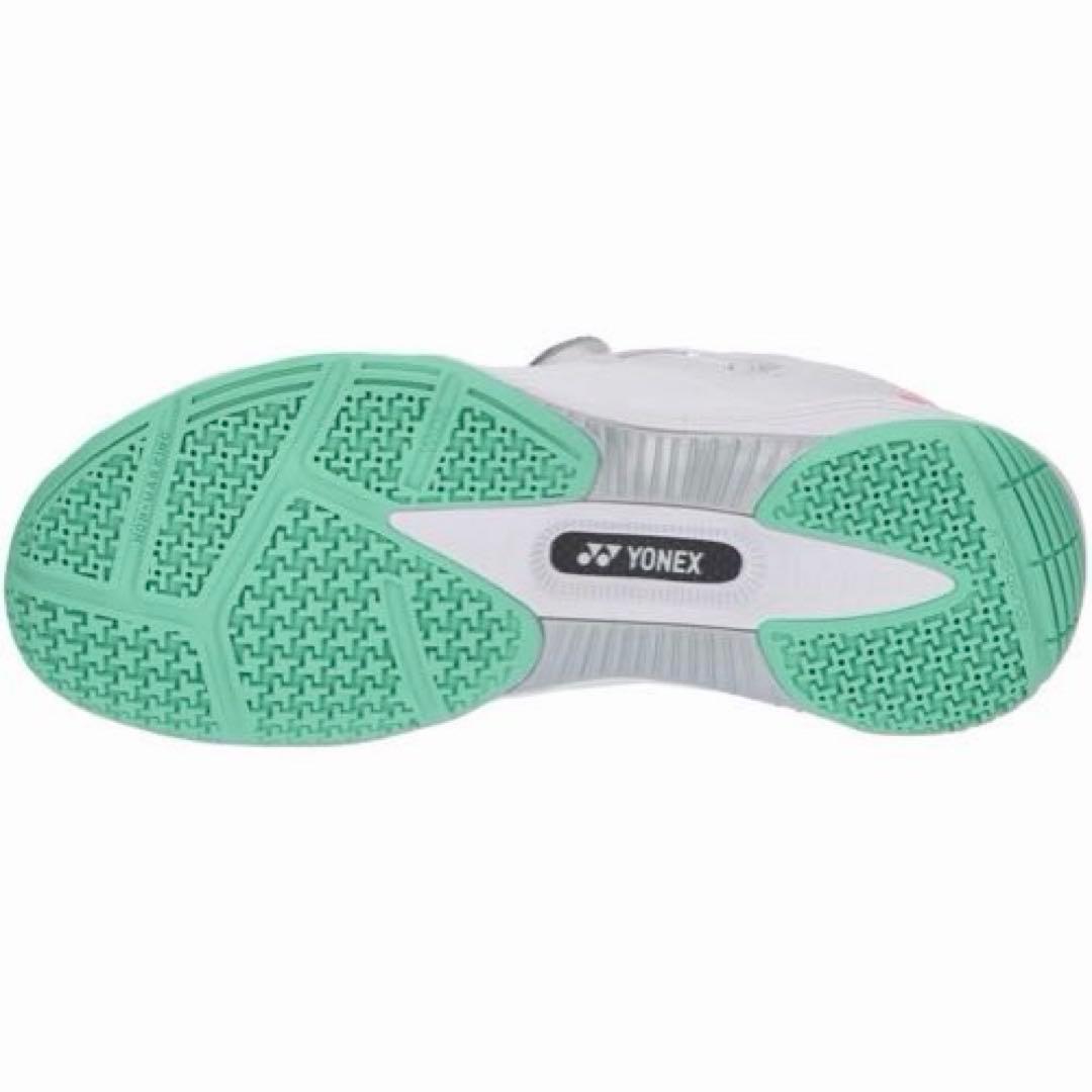 YONEX バドミントンシューズ パワークッション ダイヤル 23cm 白