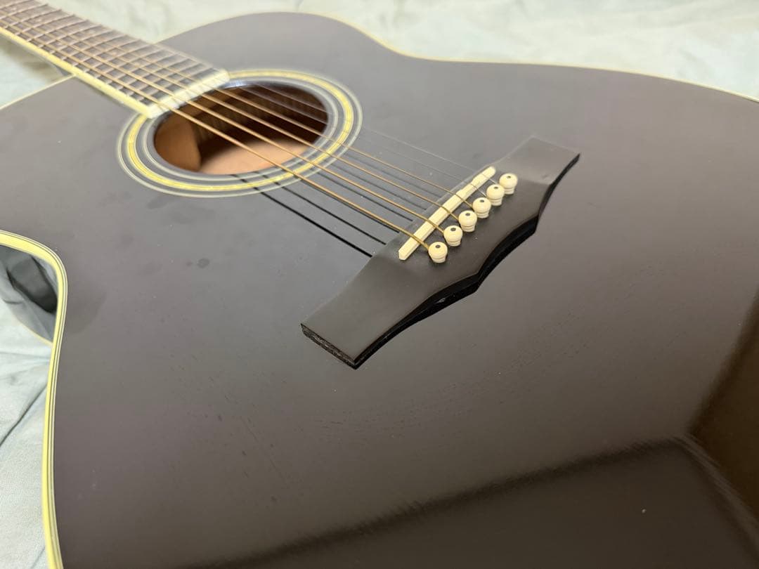 出会った時が最後のチャンス！トップ単板Morris F-12BLK美品