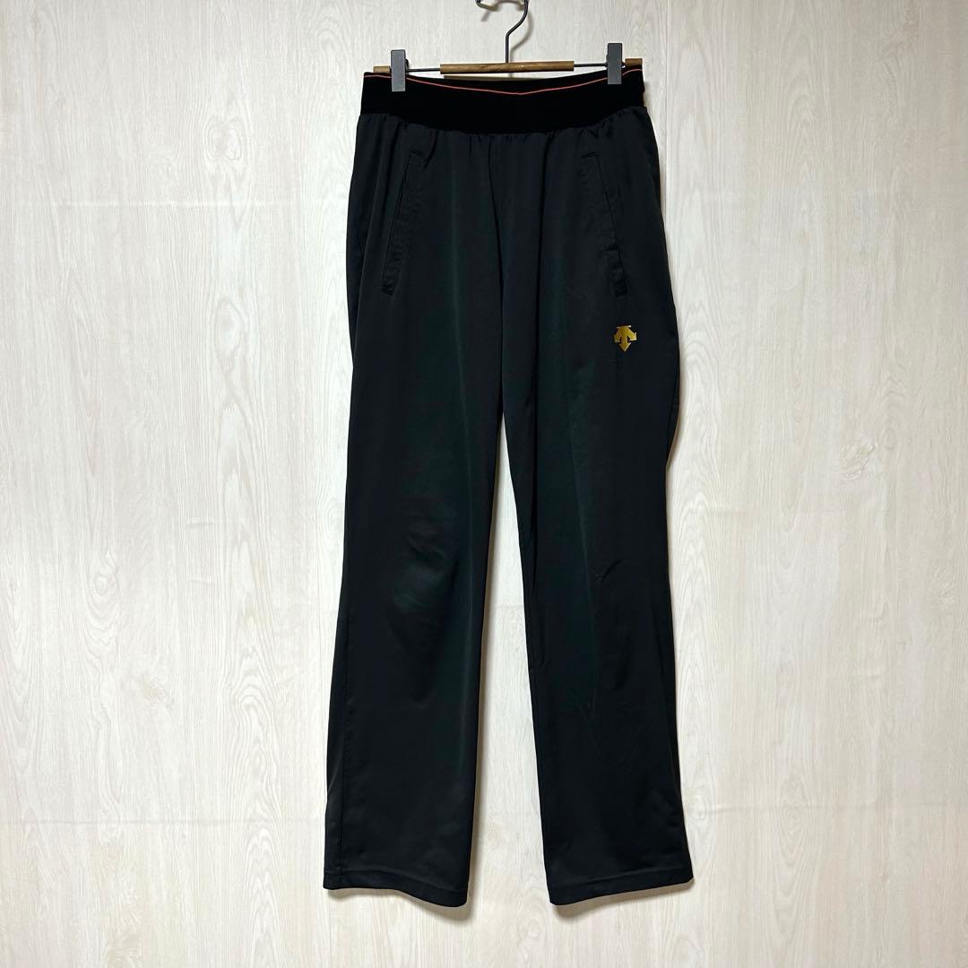 デサントムーブスポーツ Move Sport ジャージ セットアップ 黒/金 L