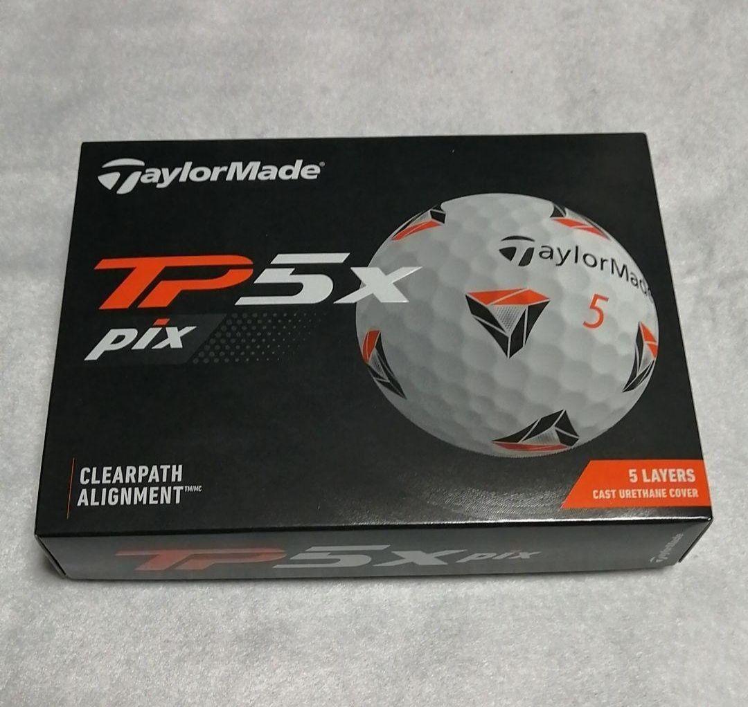 テーラーメイド ゴルフボール New TP5x Pix 1ダース