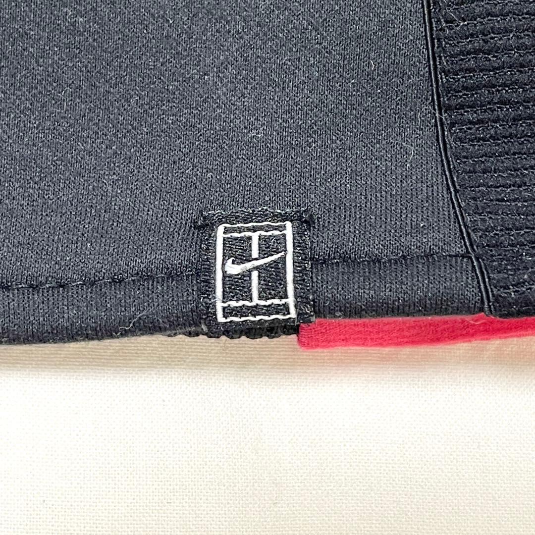 ■美品■Nike THERMAジャケット　裏フリース　黒　Ｌ　テニス　ゴルフ