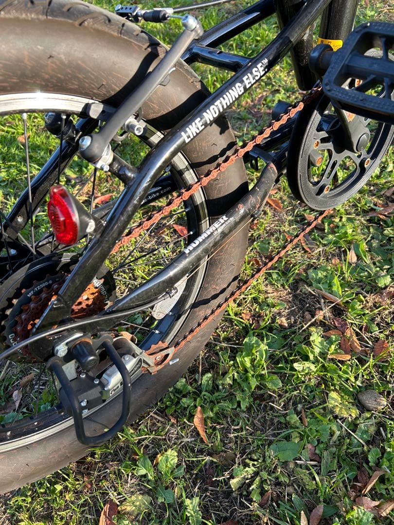 【年末最終値下げ】HUMMER 折りたたみFAT-BIKE 20インチ