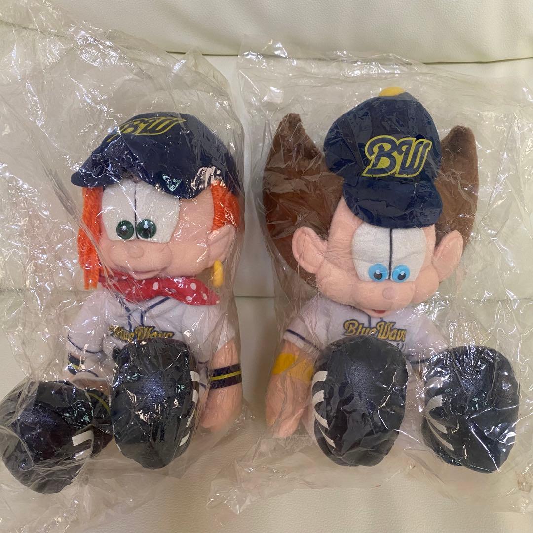 希少未開封　ネッピー&リプシー　ぬいぐるみ人形　オリックスブルーウェーブ