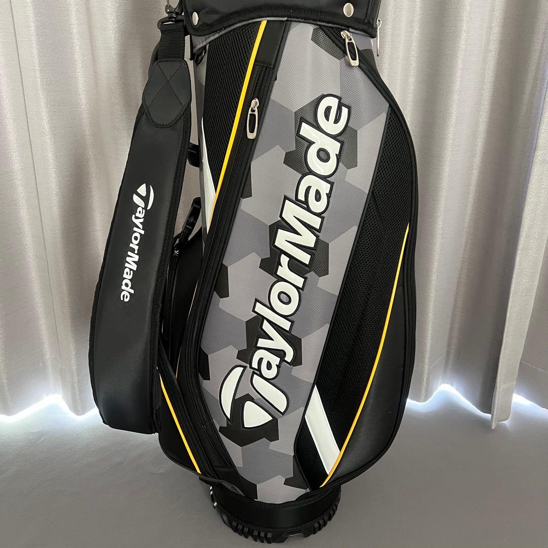 TaylorMade テーラーメイド　キャディバッグ　カモフラ　迷彩　メンズ　黒
