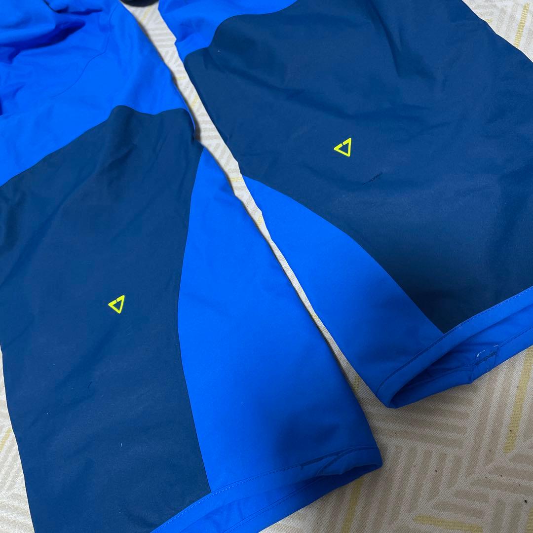 フェニックス　phenix スノーウェア　スキーウェア　XL ブルー×蛍光黄緑②
