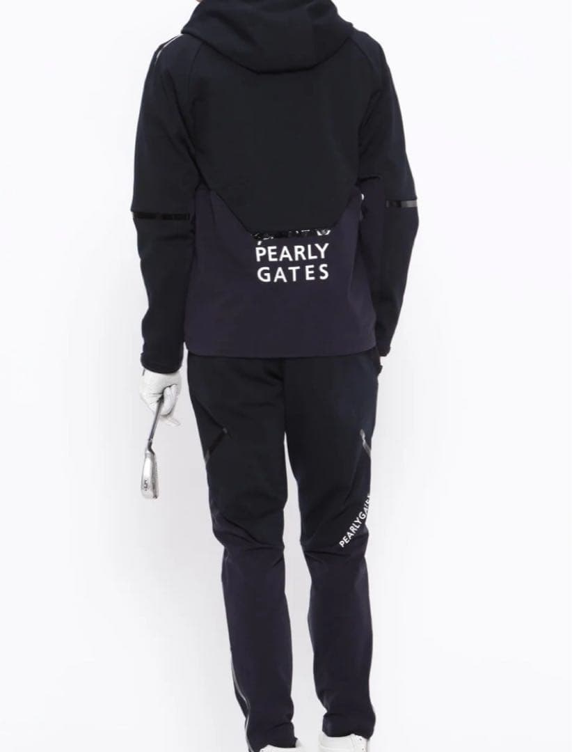 新品　パーリーゲイツ　パンツ　ストレッチ　テーパード　ネイビー　サイズ6
