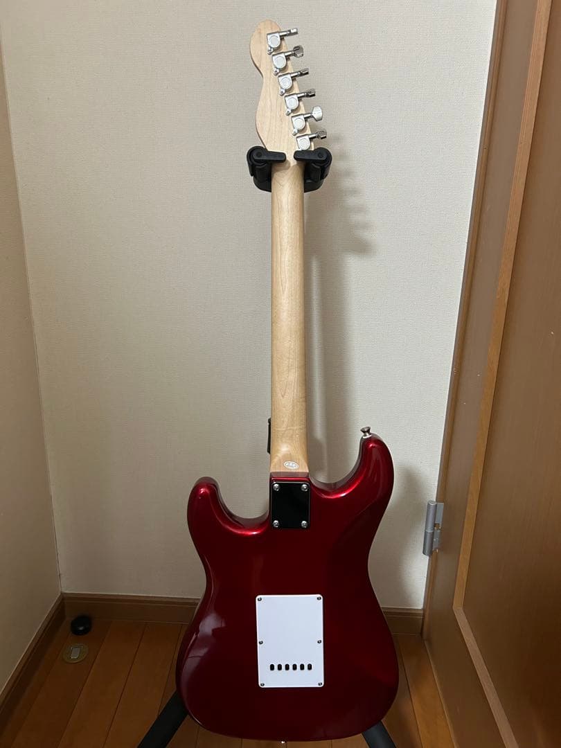 SELDER レッド エレキギター ストラトキャスタータイプ