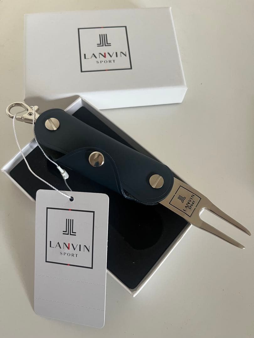 新品　ランバン　ゴルフ　グリーンフォークLANVIN SPORT 2点