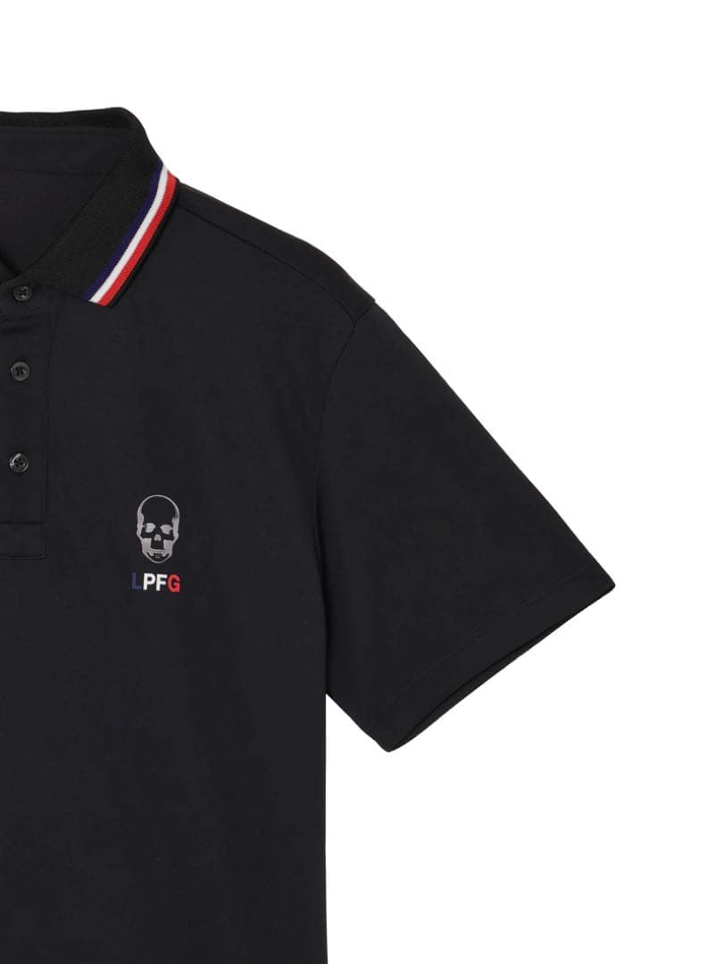 LPFG メンズ スカル＆トリコロール 半袖ポロシャツ　未使用