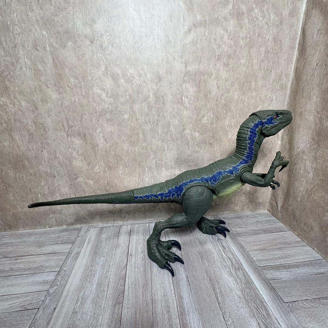MATTEL ジュラシックワールド スーパー ビッグ 96cm ブルー マテル