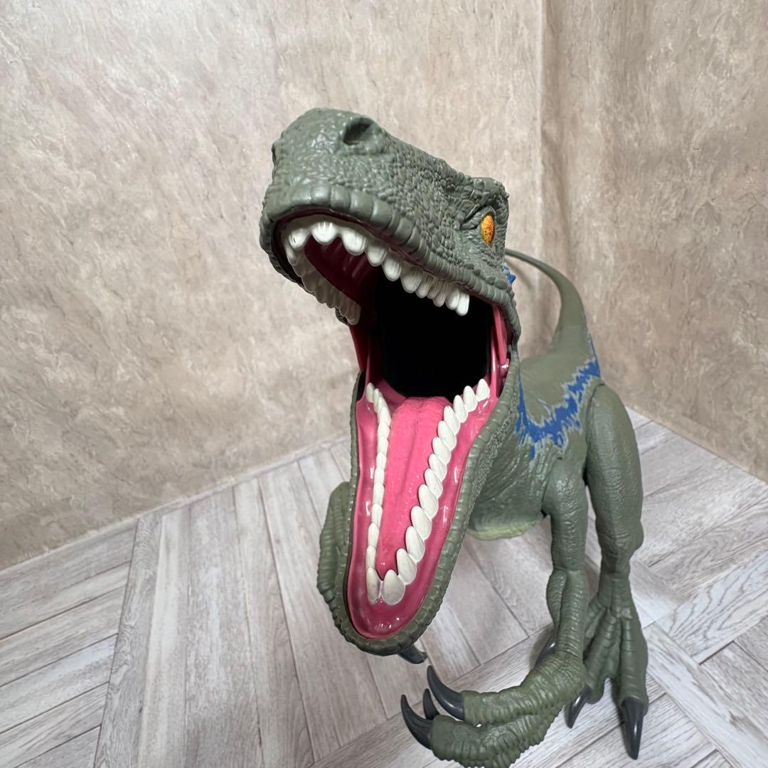 MATTEL ジュラシックワールド スーパー ビッグ 96cm ブルー マテル