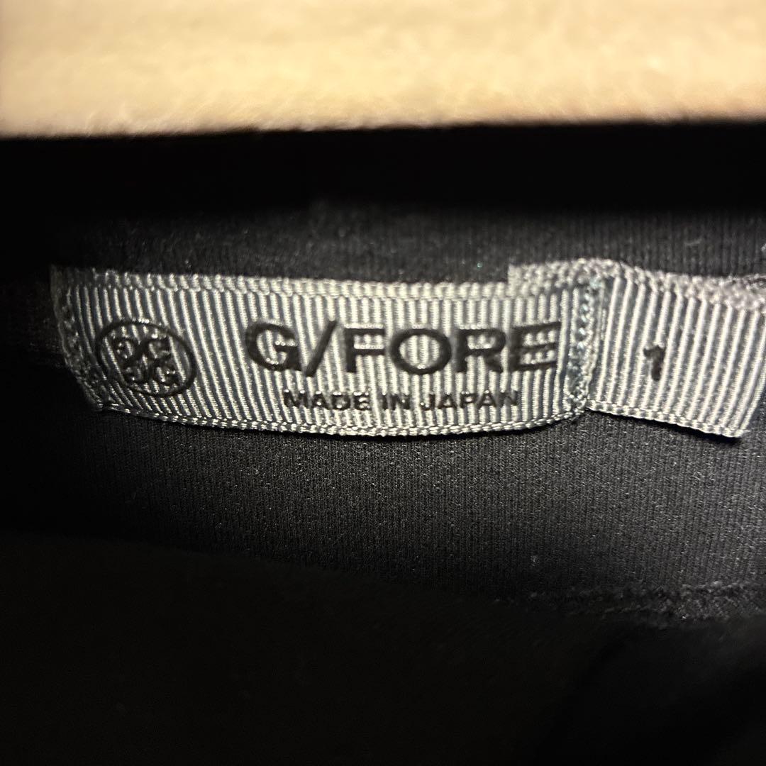 【美品】G／FOREフーディー黒スウェット ユニセックスMサイズ