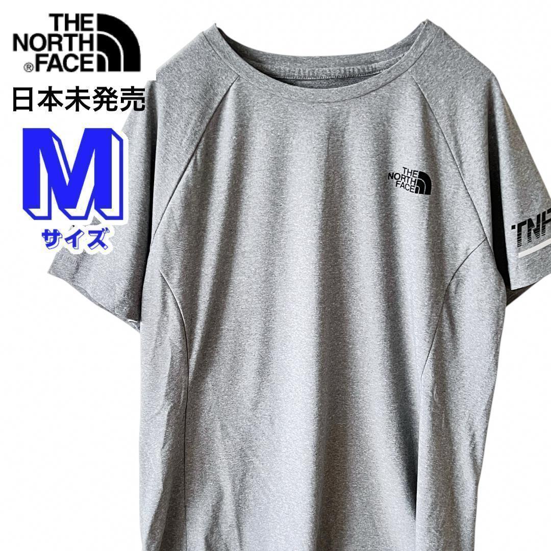 ⭐️爽やかスポーティ❗️ノースフェイスM レディースTシャツ半袖 グレー
