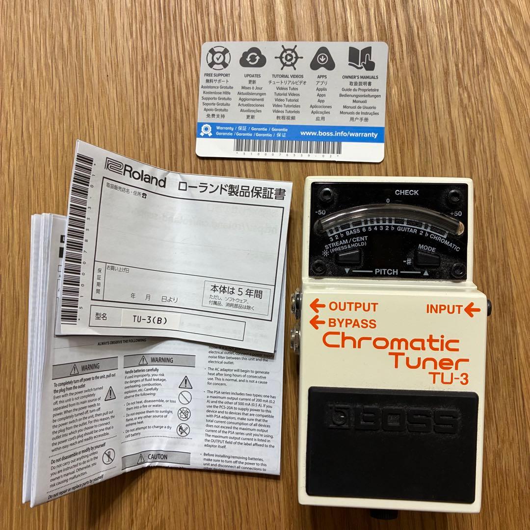 ギター BOSS chromatic Tuner(TU-3)