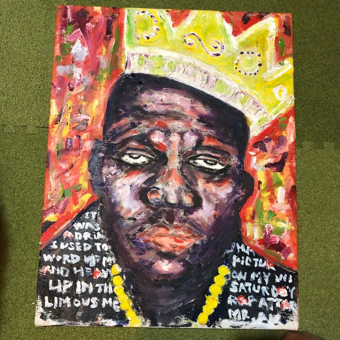 The Notorious B.I.G. 油絵