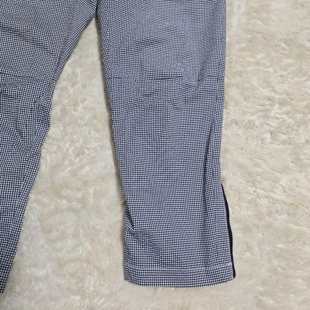 BEAMS GOLF シアサッカー チェック柄 パンツ XL