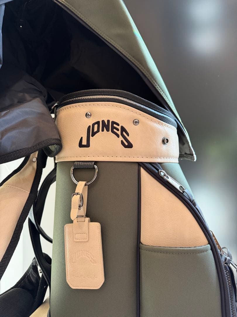 Wイーグル限定　JONES ゴルフバッグ オリーブグリーン
