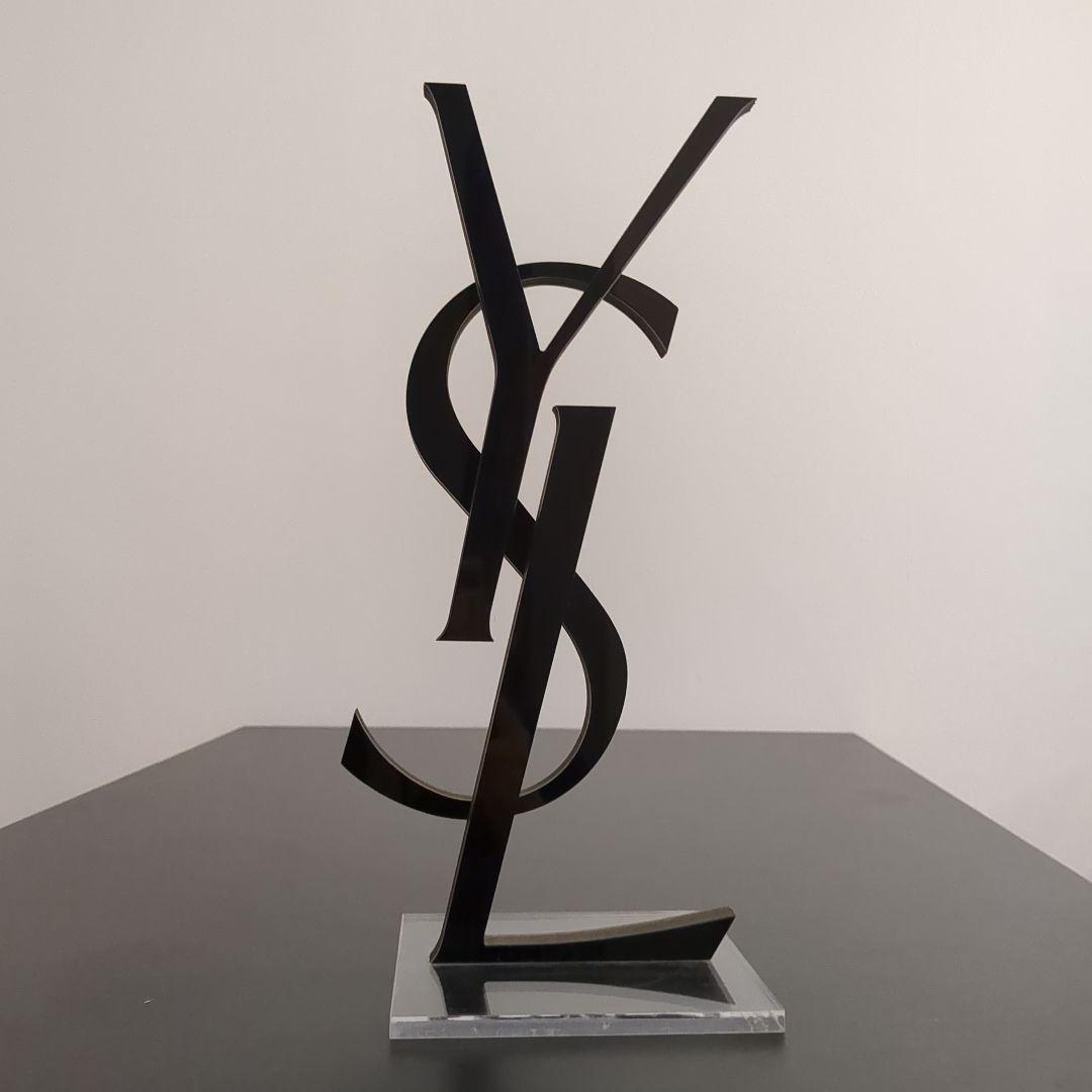 イヴ・サンローラン YSL ロゴ置物 オブジェ