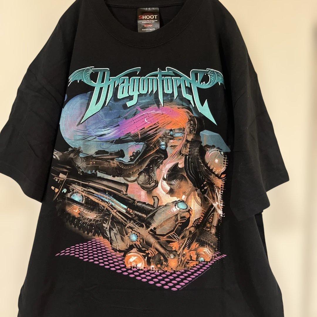 2009年当時物】DragonForce ドラゴンフォース ツアーTシャツ XL