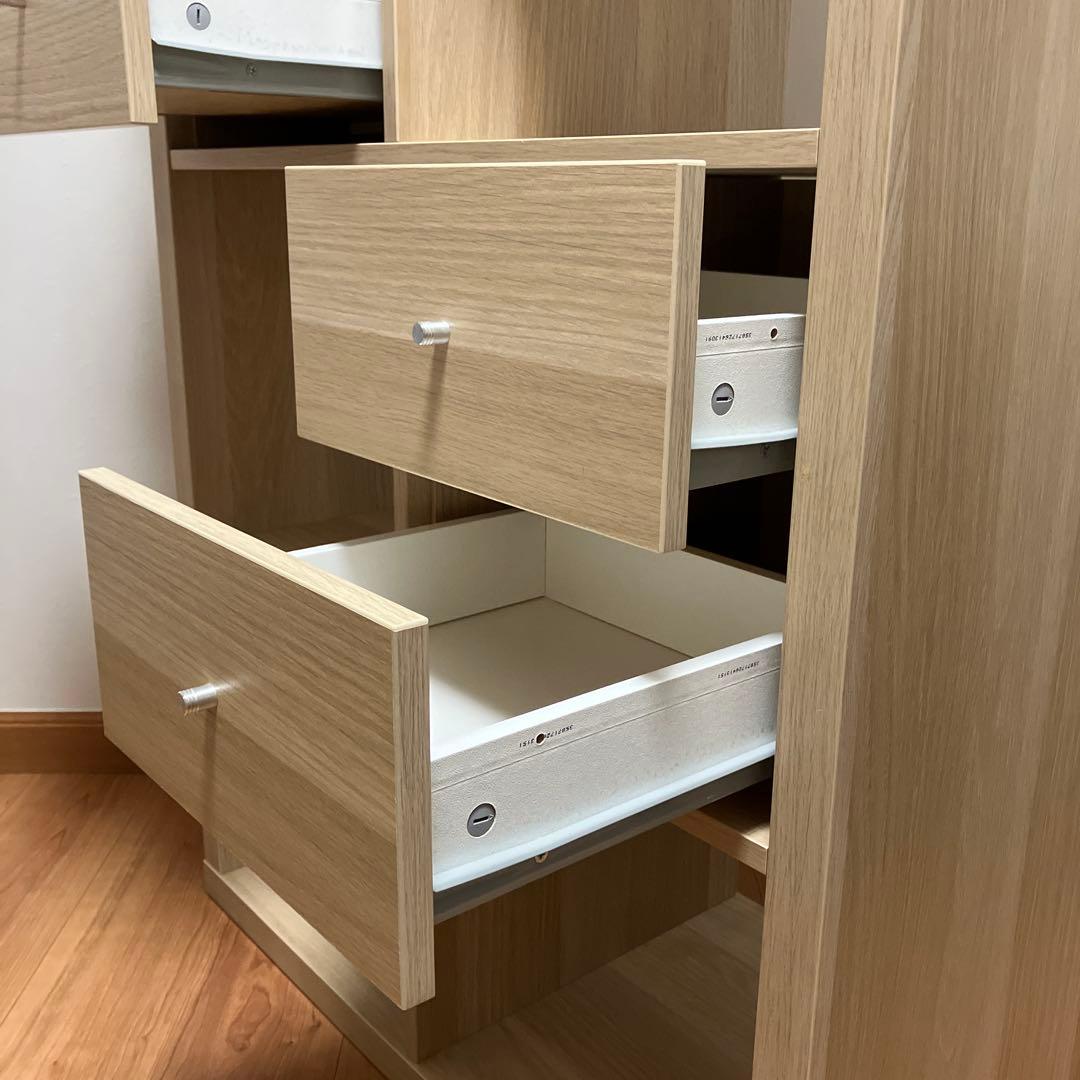 値下げ※イケア　IKEA　カラックス　シェルフユニット　インサート付き