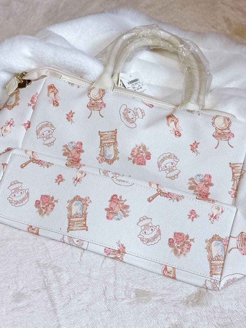 LIZ LISA × マイメロディ ハンドバッグ アンティークリボンファー レア