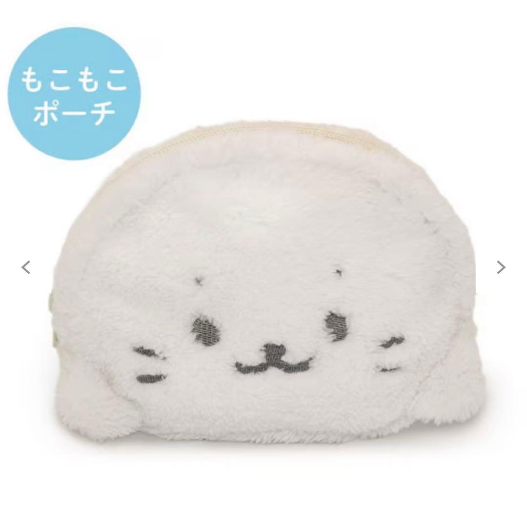 しろたん もこもこ ポーチ 巾着 未使用