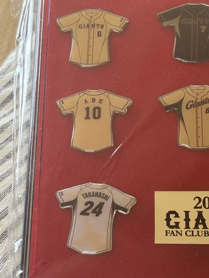 2006年 GIANTS FAN CLUB ピンバッジセット