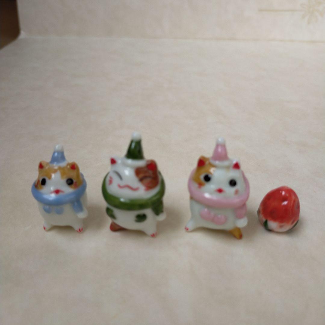 未使用 猫舎道楽堂本舗 クリスマス 12月 のれん ケーキのネコヤ